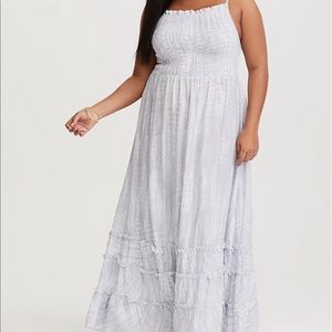 Torrid tie dye maxi dress